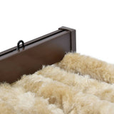NNEVL Insect Curtain Beige 100x220 cm Chenille