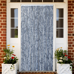 NNEVL Insect Curtain Silver 100x220 cm Chenille