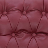 NNEVL Massage Recliner Chair Wine Red Faux Leather