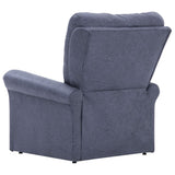 NNEVL Massage Recliner Chair Grey Faux Suede Leather