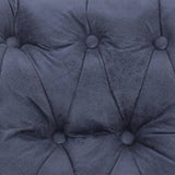 NNEVL Massage Recliner Chair Grey Faux Suede Leather