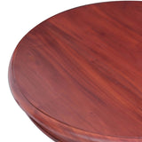 NNEVL Side Table Brown 50x50x65 cm Solid Mahogany Wood