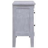 NNEVL Sideboard with 2 Drawers 90x30x60 cm Solid Mahogany Wood
