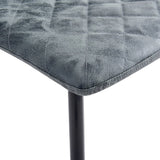 NNEVL Dining Chairs 4 pcs Black Faux Leather