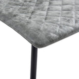NNEVL Dining Chairs 2 pcs Dark Grey Faux Leather
