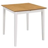 NNEVL 5 Piece Dining Set MDF White