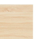NNEVL Computer Desk White and Oak 120x60x70 cm