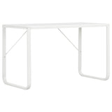NNEVL Computer Desk White 120x60x73 cm
