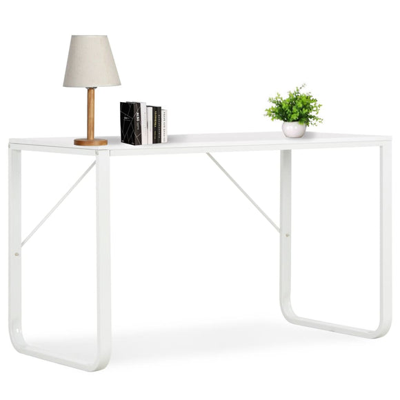 NNEVL Computer Desk White 120x60x73 cm