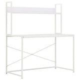 NNEVL Computer Desk White 120x60x138 cm
