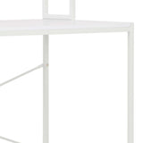 NNEVL Computer Desk White 120x60x138 cm