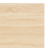 NNEVL Computer Desk White and Oak 120x60x70 cm