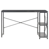 NNEVL Computer Desk Black 120x72x70 cm