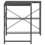 NNEVL Computer Desk Black 120x72x70 cm