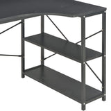 NNEVL Computer Desk Black 120x72x70 cm
