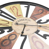 NNEVL Wall Clock Metal 60 cm Multicolour