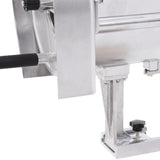 NNEVL Manual Vegetable Cutter Silver 22x44.5 cm Aluminum