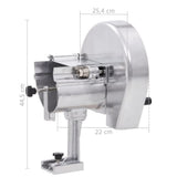 NNEVL Manual Vegetable Cutter Silver 22x44.5 cm Aluminum