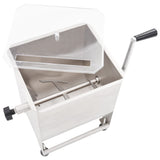 NNEVL Meat Mixer with Gear Box Silver Stainless Steel