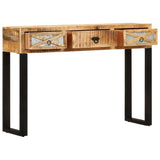 NNEVL Console Table 110x30x76 cm Solid Mango Wood
