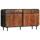 NNEVL Sideboard Solid Reclaimed Wood 140x35x76 cm