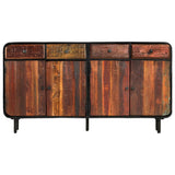 NNEVL Sideboard Solid Reclaimed Wood 140x35x76 cm