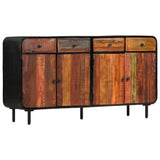NNEVL Sideboard Solid Reclaimed Wood 140x35x76 cm