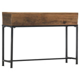 NNEVL Console Table 120x30x80 cm Solid Reclaimed Wood