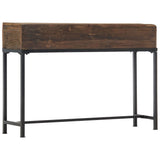 NNEVL Console Table 120x30x80 cm Solid Reclaimed Wood