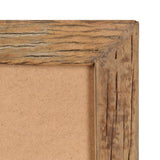 NNEVL Photo Frames 2 pcs 50x60 cm Solid Reclaimed Wood and Glass