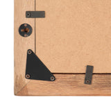 NNEVL Photo Frames 2 pcs 90x70 cm Solid Reclaimed Wood and Glass