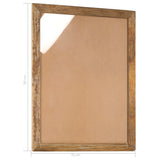 NNEVL Photo Frames 2 pcs 90x70 cm Solid Reclaimed Wood and Glass