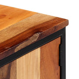 NNEVL TV Cabinet 120x30x40 cm Solid Reclaimed Wood and Steel