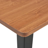 NNEVL 3 Piece Bar Set Steel Brown Black