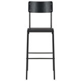 NNEVL 3 Piece Bar Set Steel Black