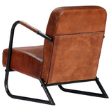 NNEVL Relax Armchair Brown Real Leather