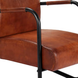 NNEVL Relax Armchair Brown Real Leather