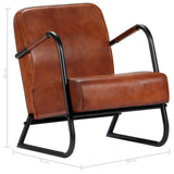 NNEVL Relax Armchair Brown Real Leather
