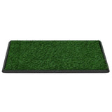 NNEVL Pet Toilet with Tray and Artificial Turf Green 76x51x3 cm WC