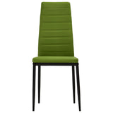 NNEVL Dining Chairs 2 pcs Lime Green Faux Leather