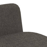 NNEVL Dining Chairs 2 pcs Taupe Fabric