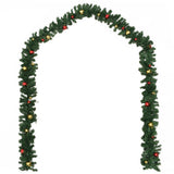 NNEVL Christmas Garland Decorated with Baubles 10 m