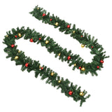 NNEVL Christmas Garland Decorated with Baubles 10 m