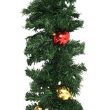 NNEVL Christmas Garland Decorated with Baubles 10 m
