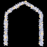 NNEVL Christmas Garland with LED Lights 5 m White