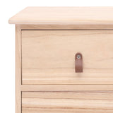 NNEVL Nightstands 2 pcs 38x28x45 cm Paulownia Wood