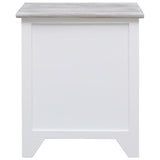 NNEVL Bedside Cabinets 2 pcs White 38x28x45 cm Paulownia Wood