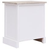 NNEVL Bedside Cabinets 2 pcs 38x28x45 cm Paulownia Wood