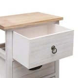NNEVL Side Cabinet 35x25x57 cm Paulownia Wood
