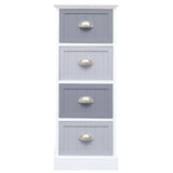 NNEVL Side Cabinet 35x30x90 cm Paulownia Wood